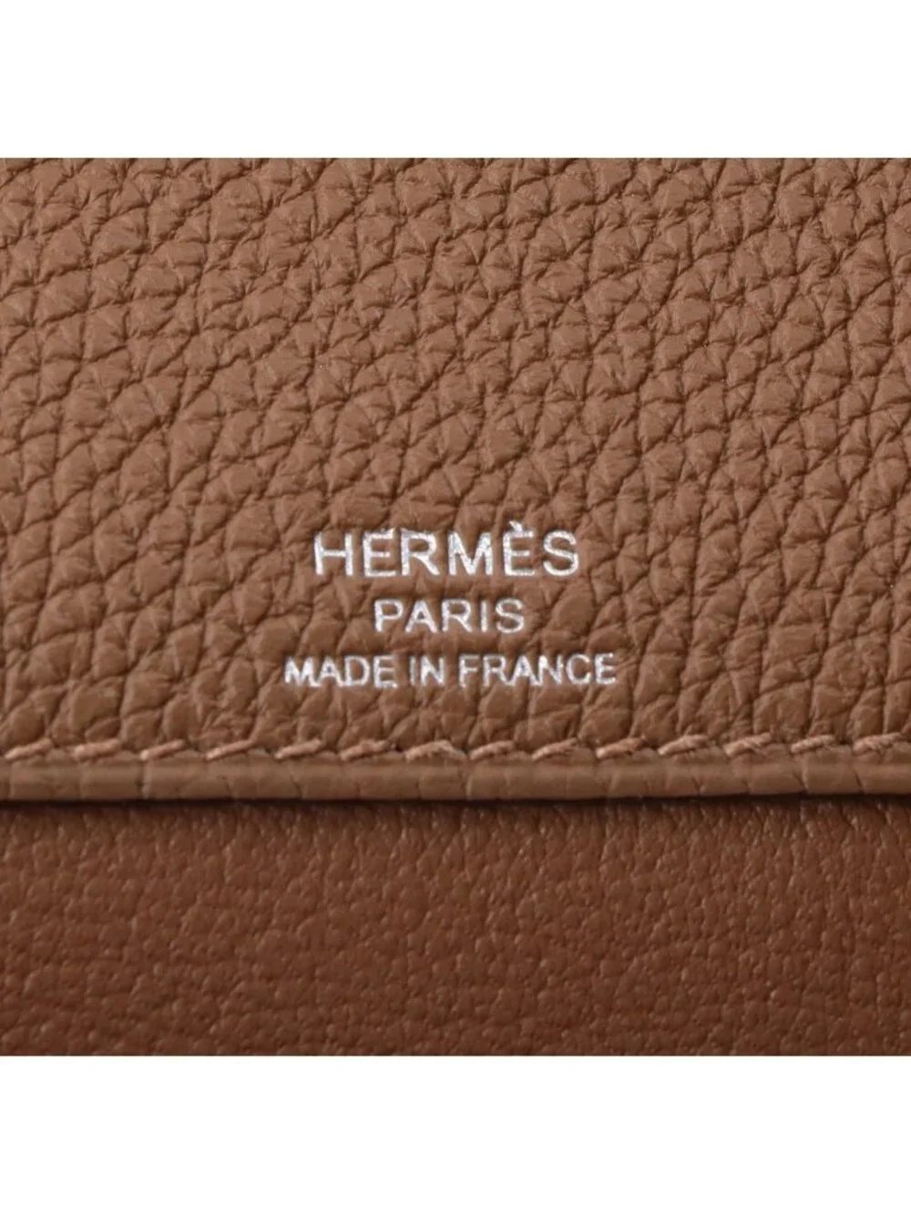 Hermes Halzan Togo Kelly Depeche 25 Clutch